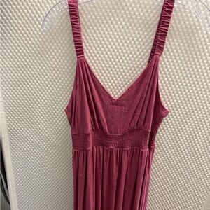 Women's Rose Pink Sleeveless Dress
